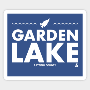 Bayfield County, Wisconsin - Garden Lake Sticker